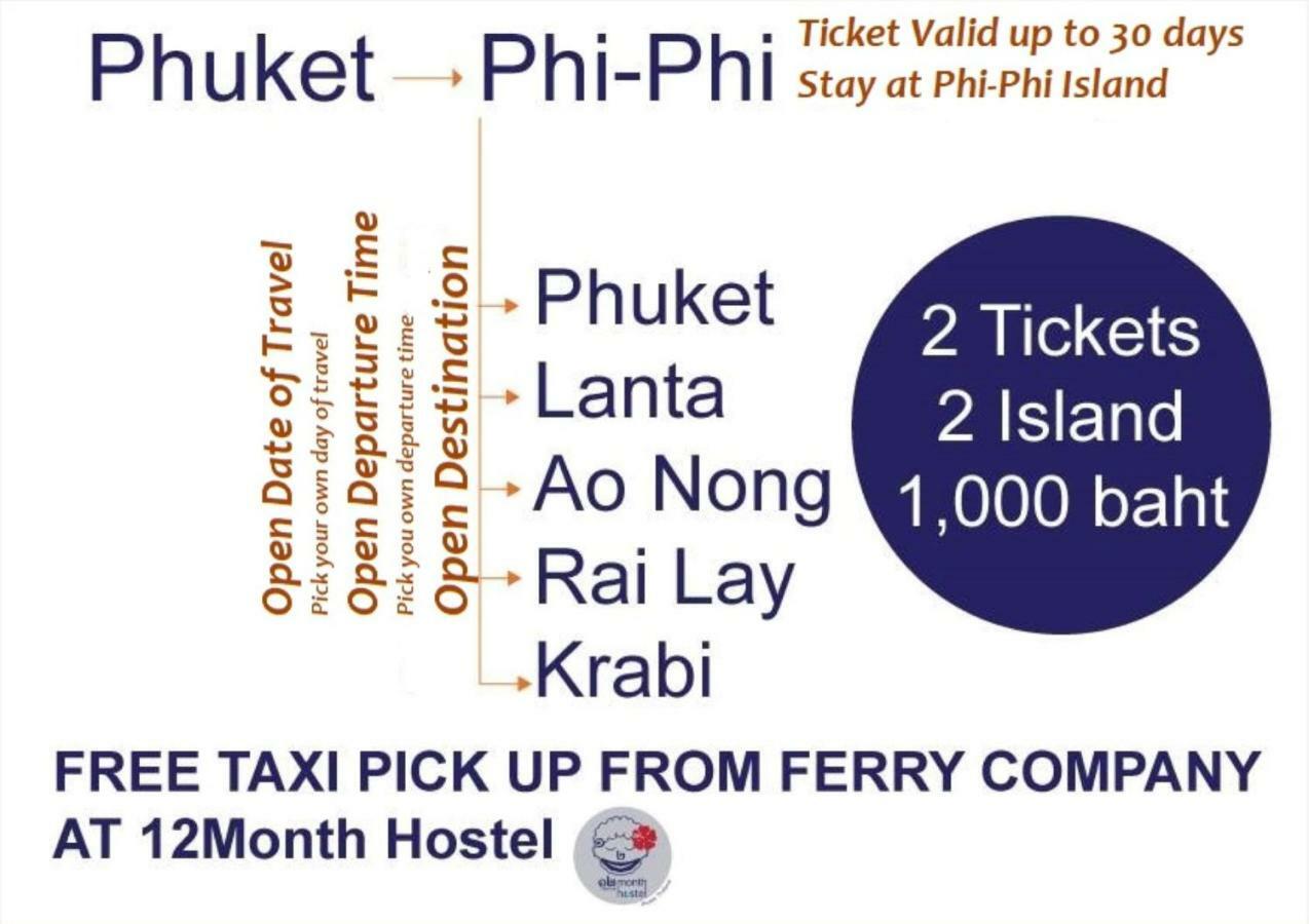 Phuket 12Month Hostel מראה חיצוני תמונה